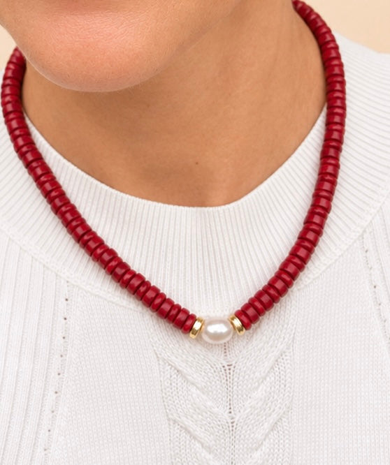 Ready in Red Necklace