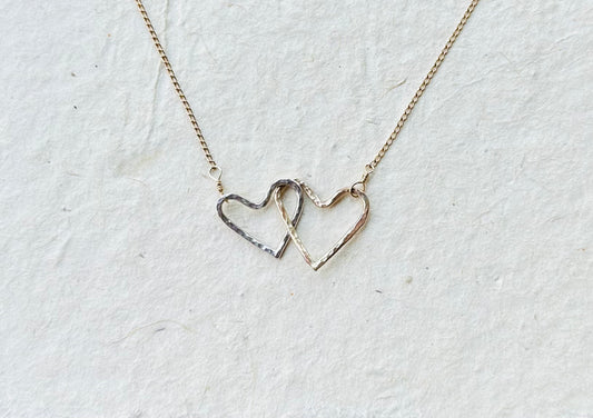 Double Hearts Necklace