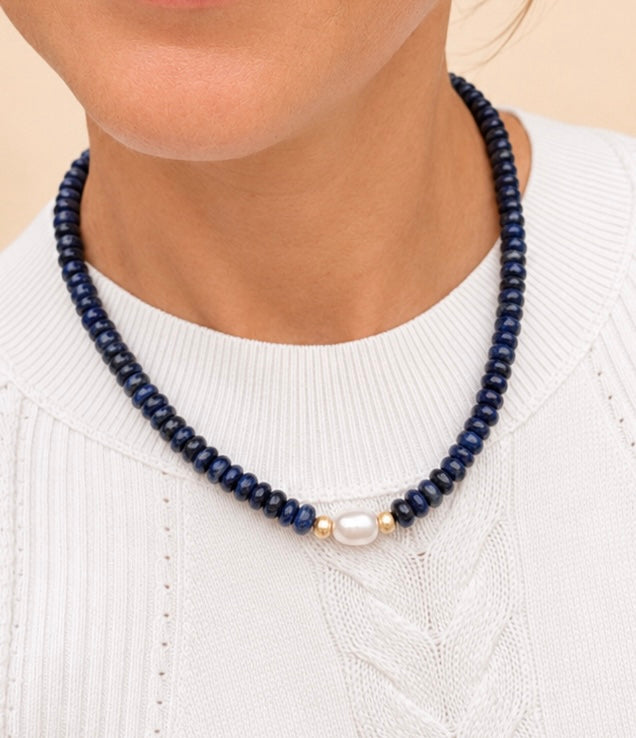 Lovely in Lapis Necklace