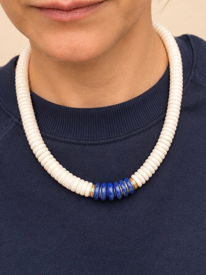 Blue & White Necklace