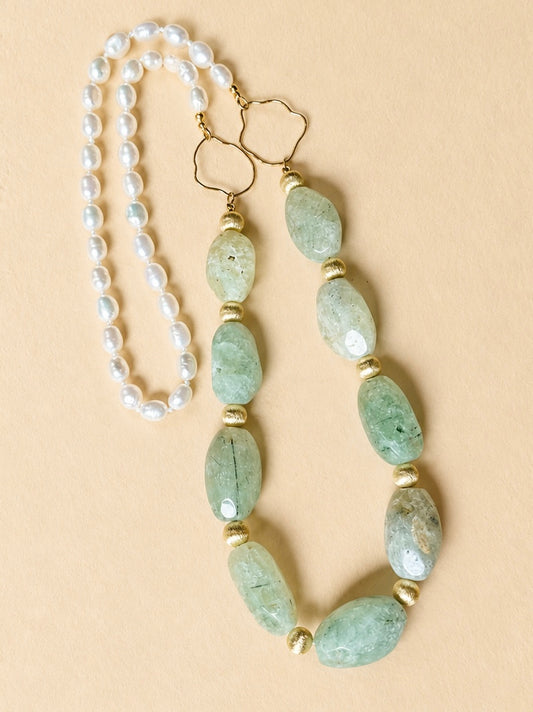 Serpentine and Pearls