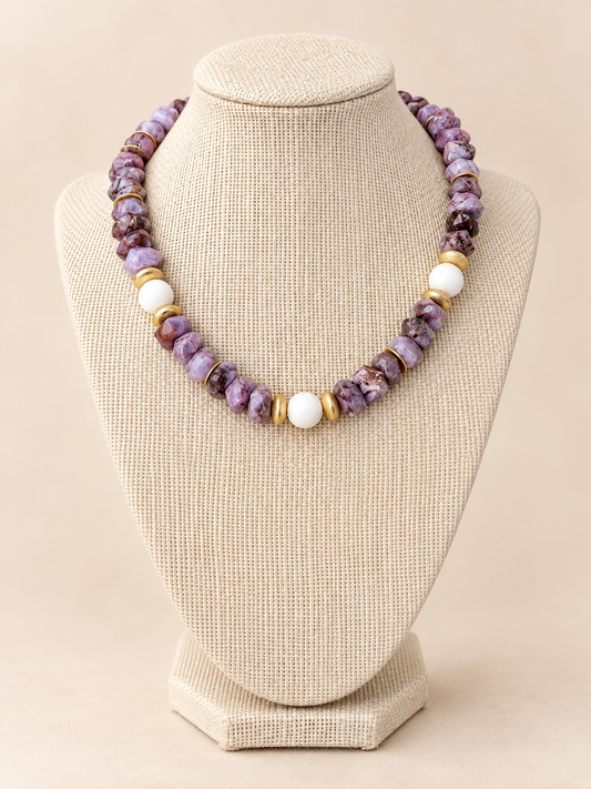 Purple Jasper Necklace