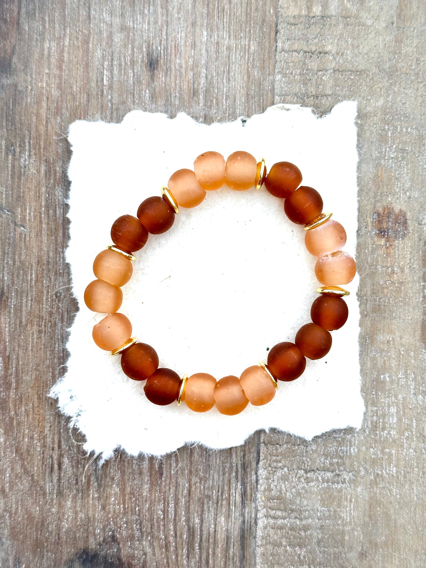 Autumn Glass Bracelet