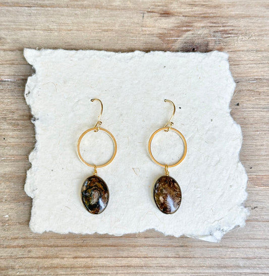 Bronzite Dangles