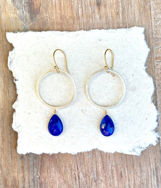 Lovely Lapis Dangles