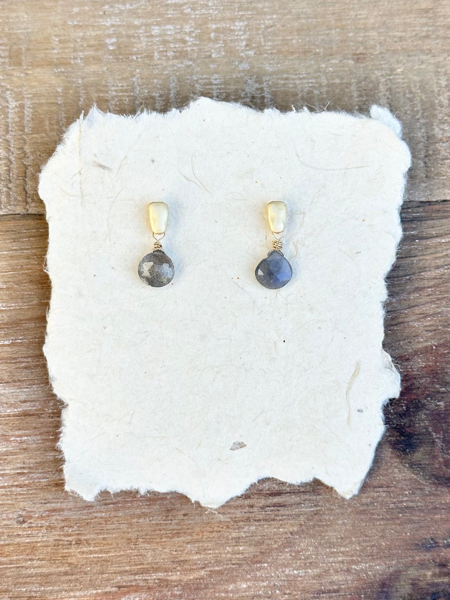 Labradorite Gemstone Drops